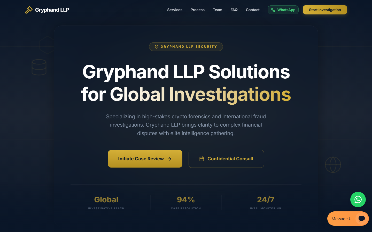 RetriVex Pro website landing page